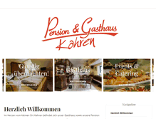 Tablet Screenshot of pension-kahren.de